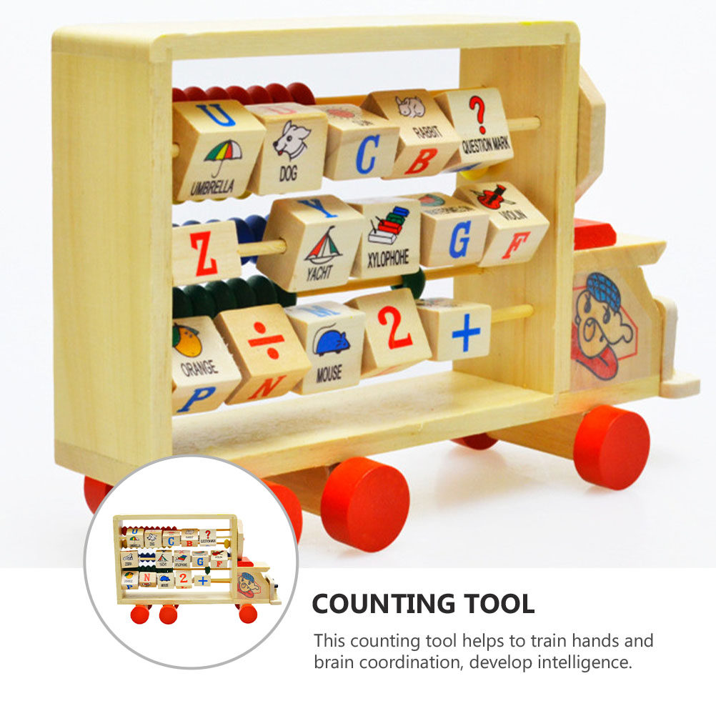 آلة حساب خشبية للأطفال، خرز مل - مراجعة Abacus Counting Bead وسعره