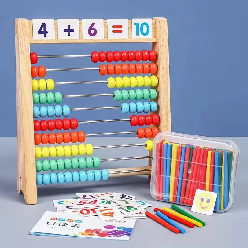 لعبة العد الخشبية المعداد مونت - مراجعة Abacus Counting Bead وسعره