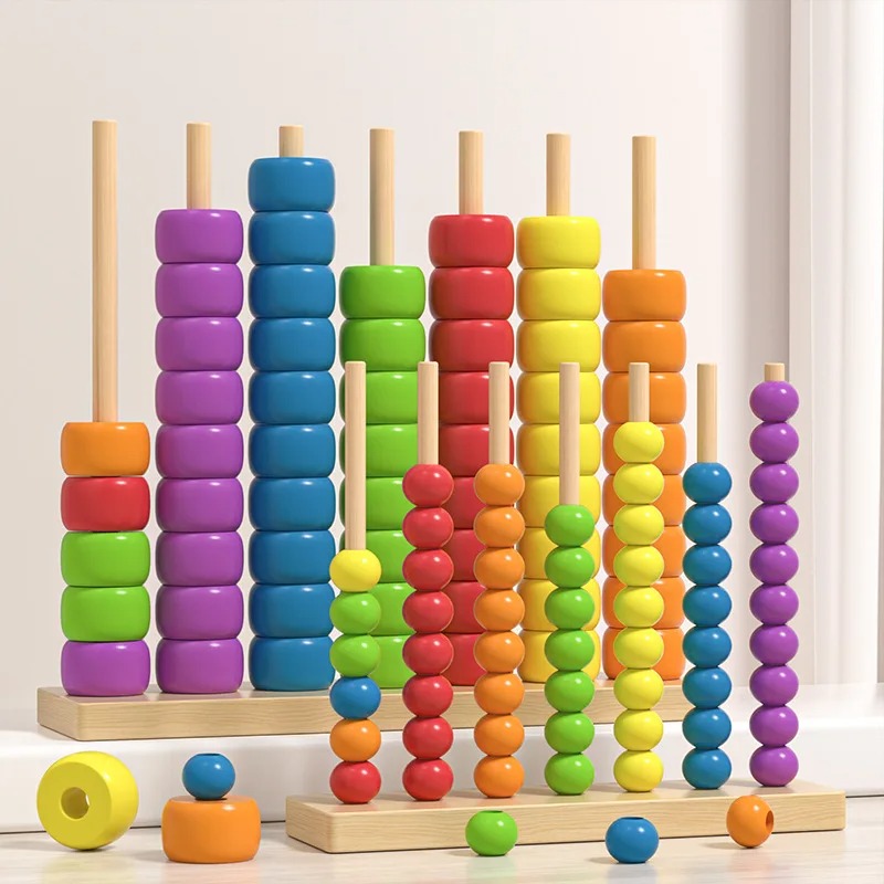 أباكوس خشبي تعليمي مونتيسوري ل - مراجعة Kids Education Calculator وسعره