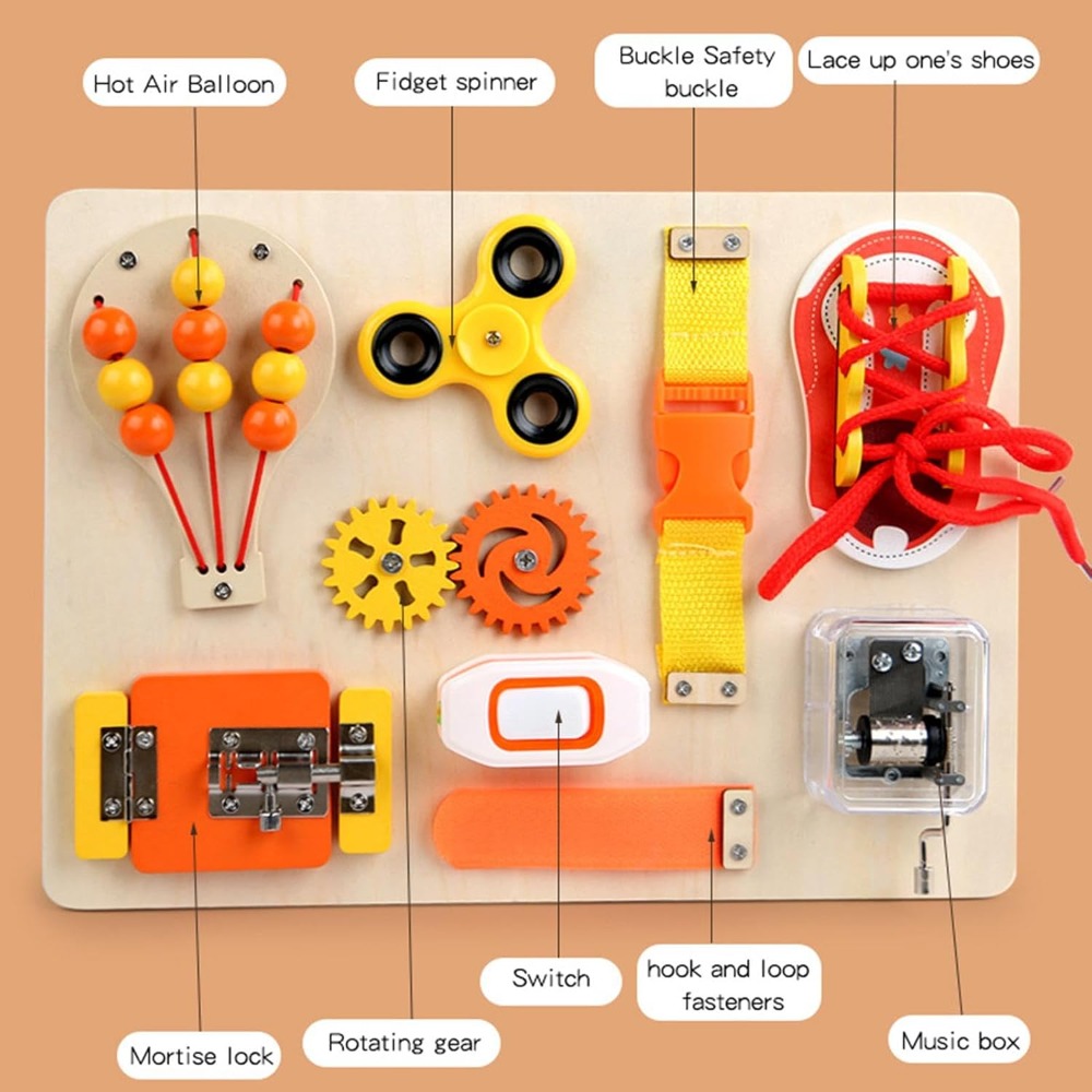 ألعاب لوحة مونتيسوري الخشبية ا - مراجعة Kids Education Toys وسعره