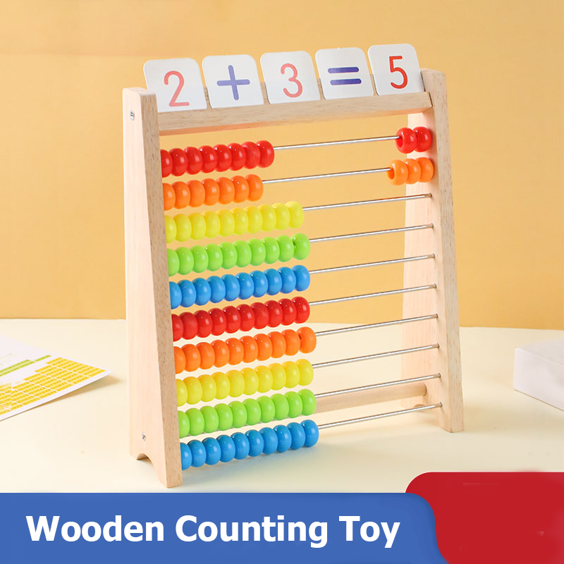 لعبة العد الخشبية المعداد مونت - مراجعة Abacus Counting Bead وسعره