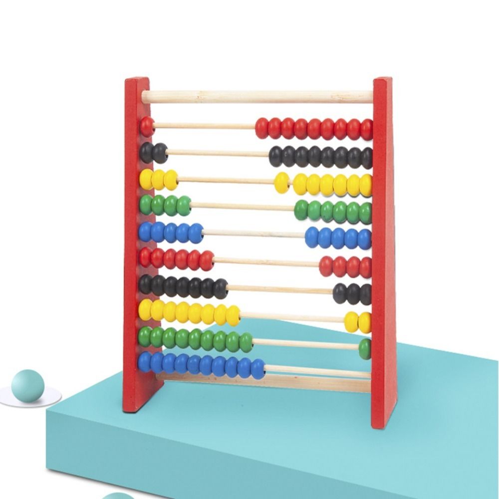 رف حساب معداد خشبي للأطفال ، م - مراجعة Kids Education Calculator وسعره