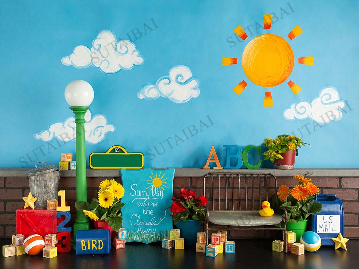 ABC العودة إلى المدرسة التصوير - مراجعة Kids Education Background وسعره